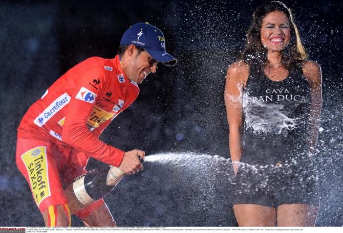 Alberto Contador (Tinkoff Saxo) came back from a fractured leg to win the Vuelta