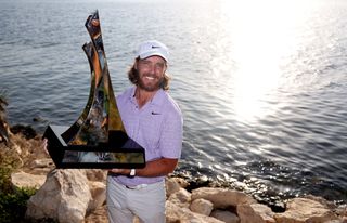Tommy Fleetwood lifts Dubai Invitational trophy