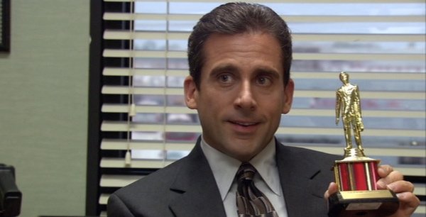 Michael Scott Top Salesman Award Dunder Mifflin Newsletter