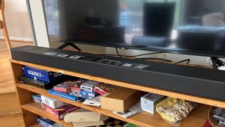 LG S95AR on TV stand