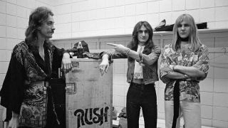 Rush backstage