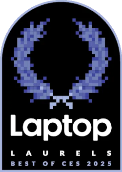 Laptop Laurel winner badge for best of CES 2025