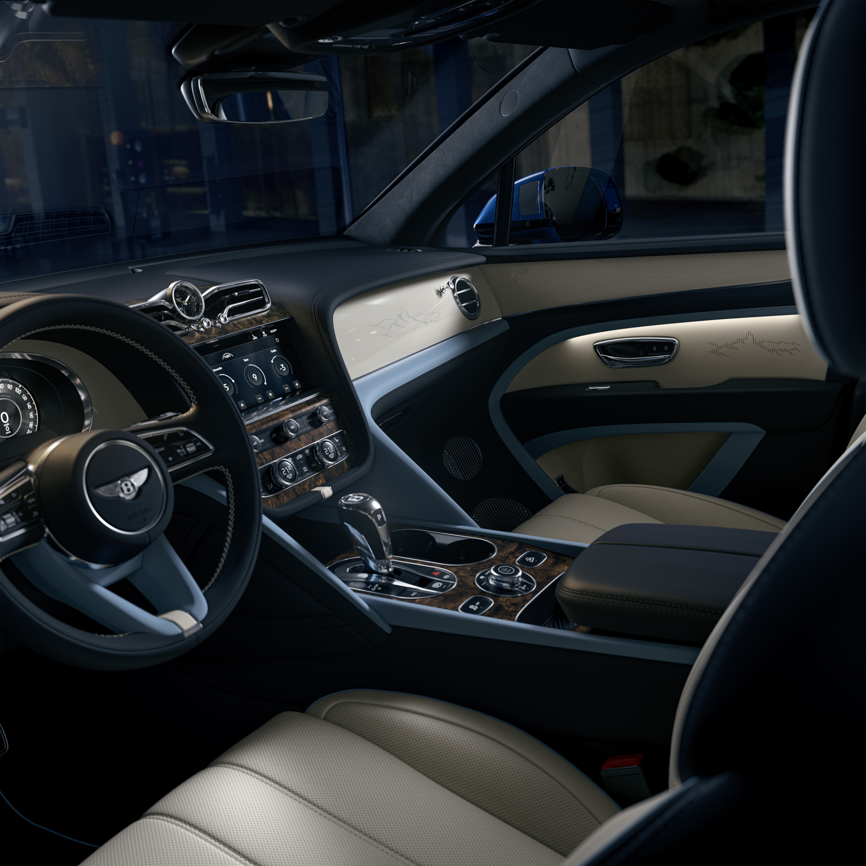 Interior details, Bentley Bentayga Artenara Edition