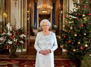 Queen Elizabeth II records her Christmas message to the Commonwealth, in 3D for the first time