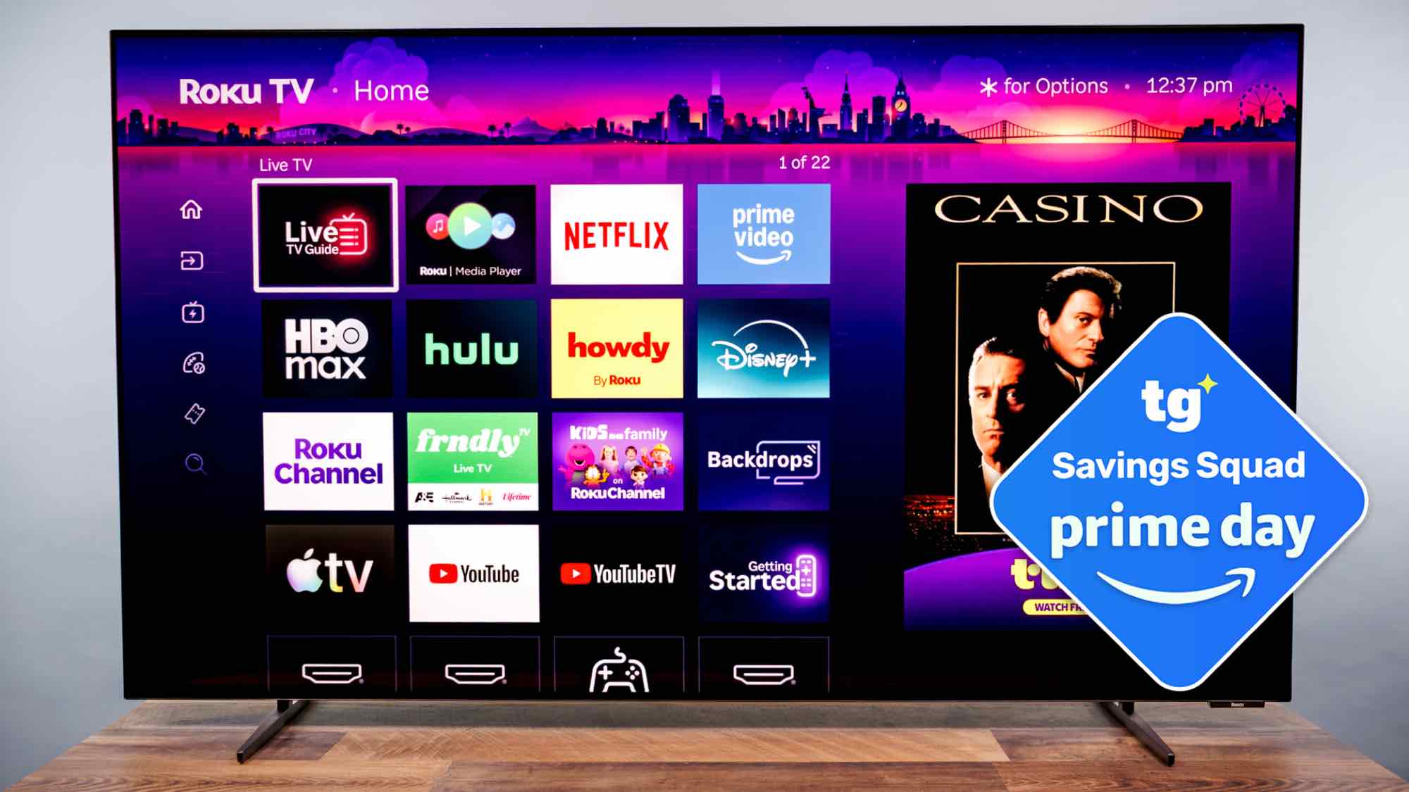 Roku Pro OLED TV on table