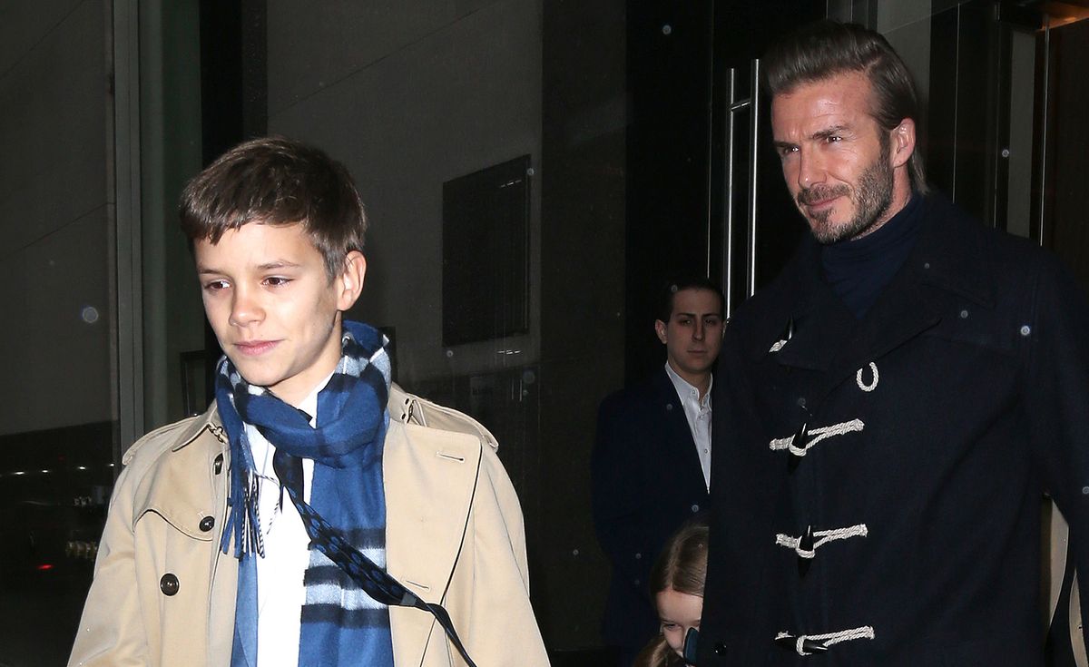 Romeo Beckham Is A GodFather And It's Really Adorable | Marie Claire UK
