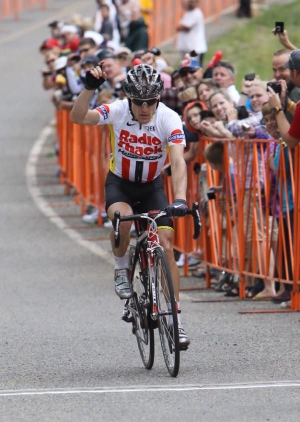 Levi Leipheimer wins on Mt. Nebo at Tour of Utah.