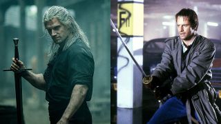 Henry Cavill as the Witcher/Christopher Lambert as Connor Macloud