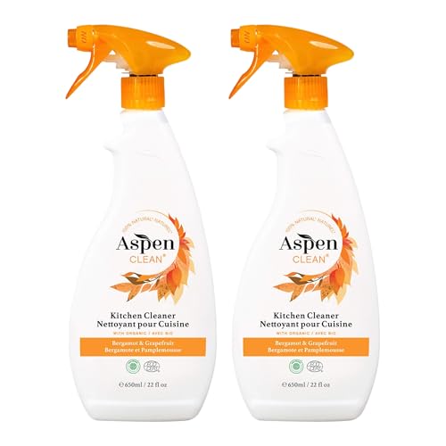 Aspenclean Kitchen Cleaner Spray | 22 Oz - Pack of 2