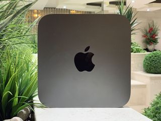 Photo is of a Mac mini (2018) taken for iMore Mac mini review