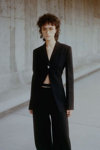 Emhoff rocks another of the brand’s Fall 2021 looks.