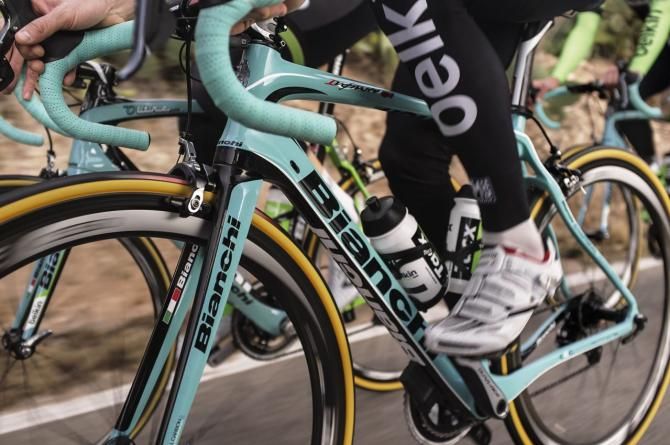 The front end of the Bianchi Infinito CV