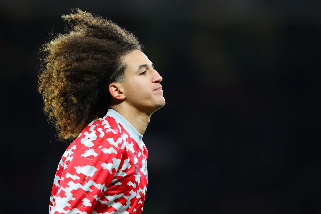 Manchester United&#039;s Hannibal Mejbri