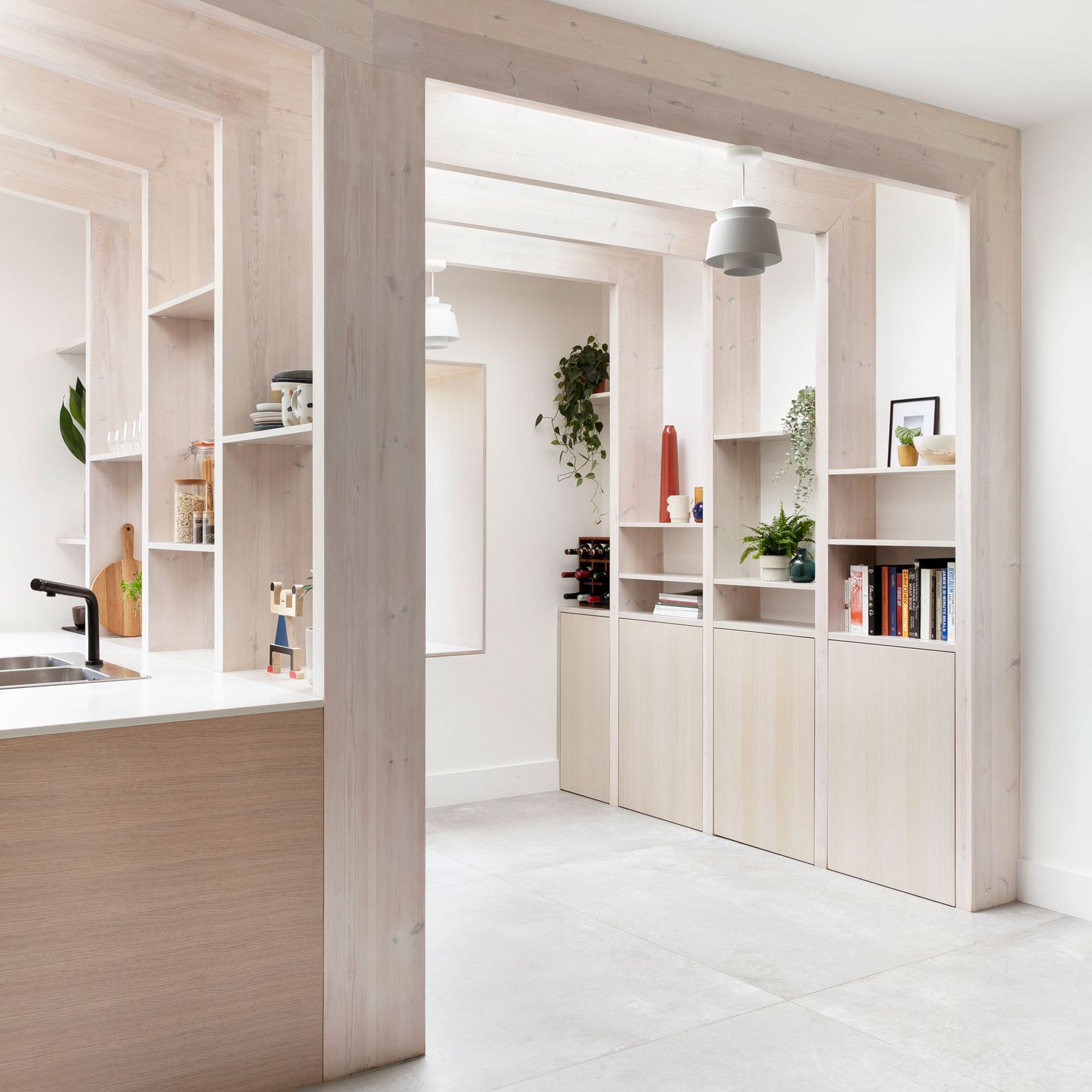 See how a broken plan kitchen design worked in this home | Ideal Home