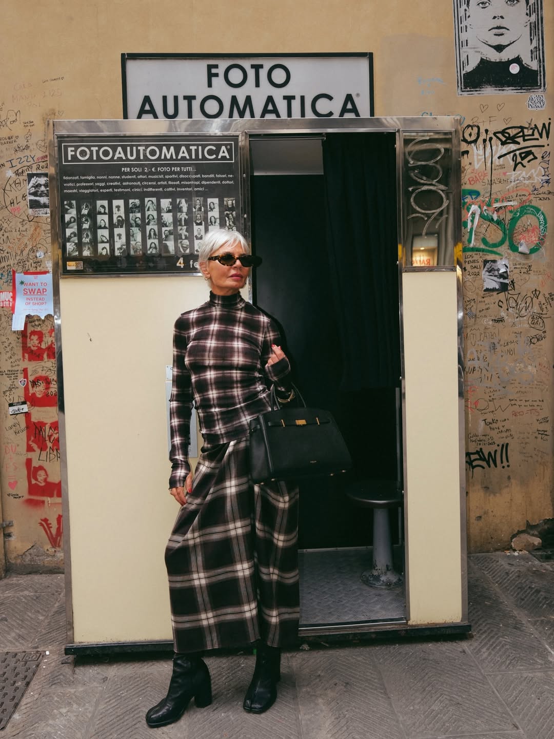 TRENDS FOR EVERY AGE 2026: @greceghanem wearing a check top and skirt