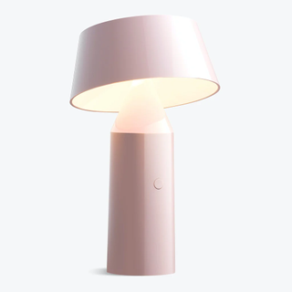 pink portable table lamp