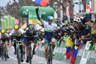 Michael Albasini wins stage five of the Tour de Romandie