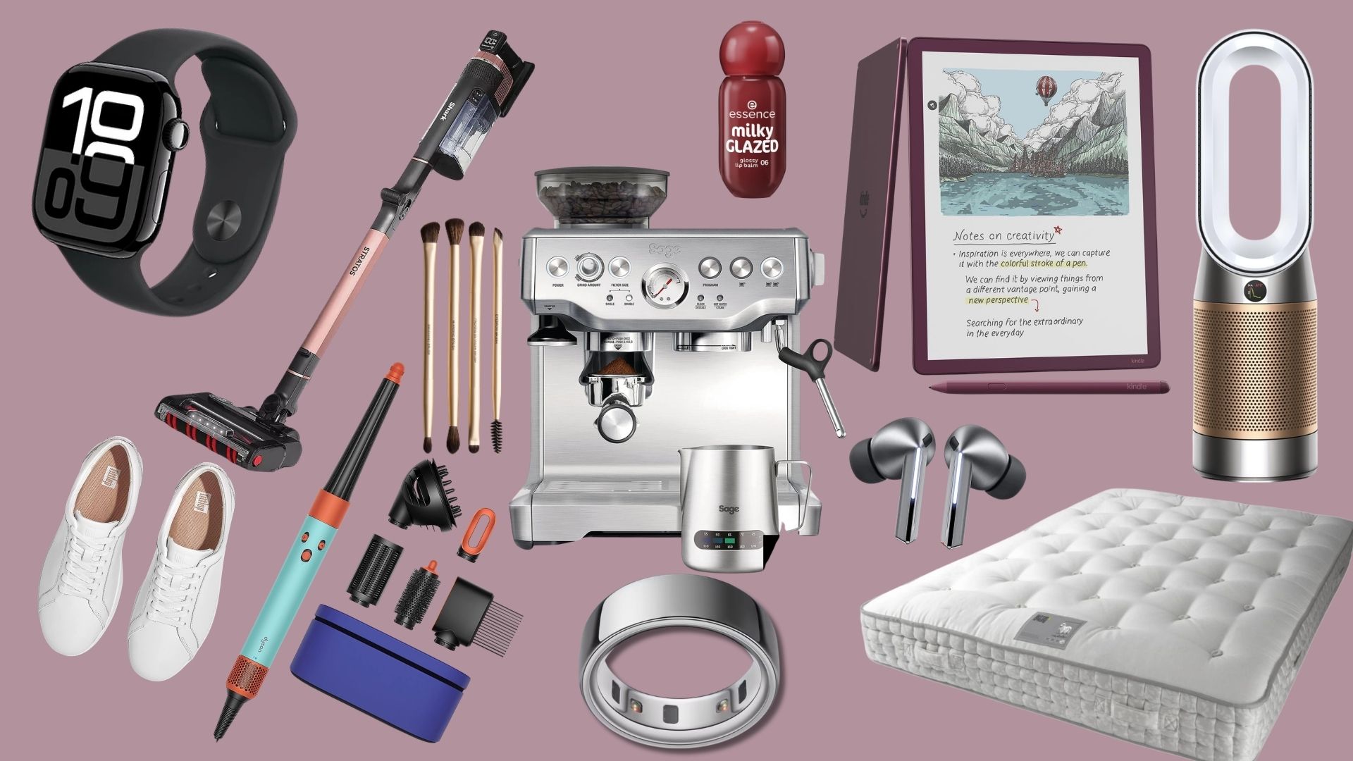 A collage of items on sale during Amazon Prime Day in October 2026 across homes, health, fashion and beauty categories