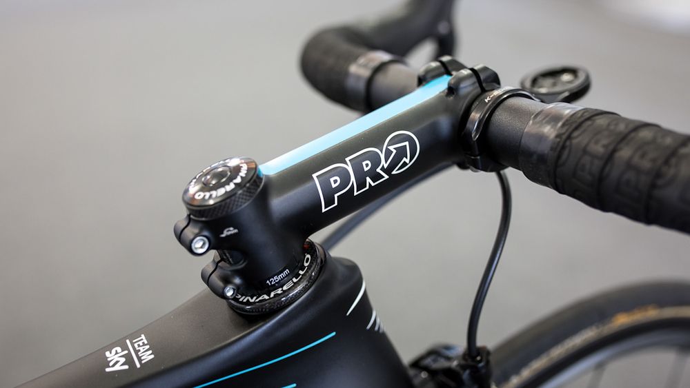 Henao uses a 125mm PRO aluminium stem