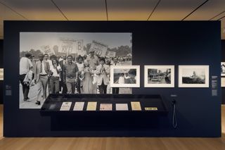 Installation view of Emerging Ecologies: Architecture and the Rise of Environmentalism, on view at The Museum of Modern Art from September 17, 2023 through January 20, 2024