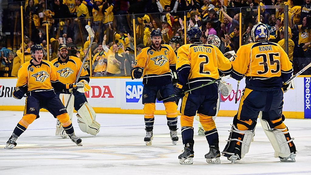 Predators win displays the intensity on the Stanley Cup