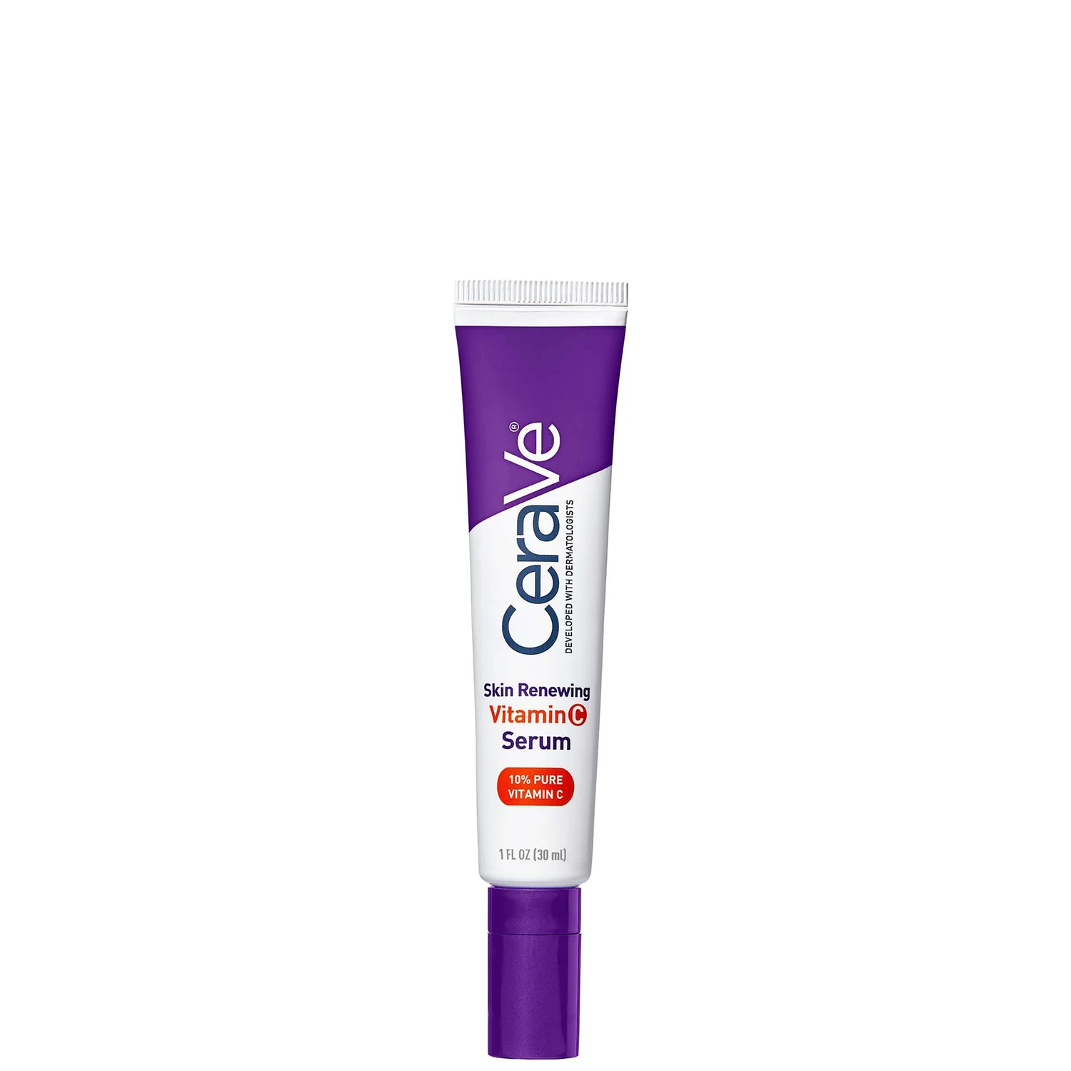 Cerave Skin Renewing 10% Pure Vitamin C Serum With Ceramides for Brighter & Smoother Skin 30ml