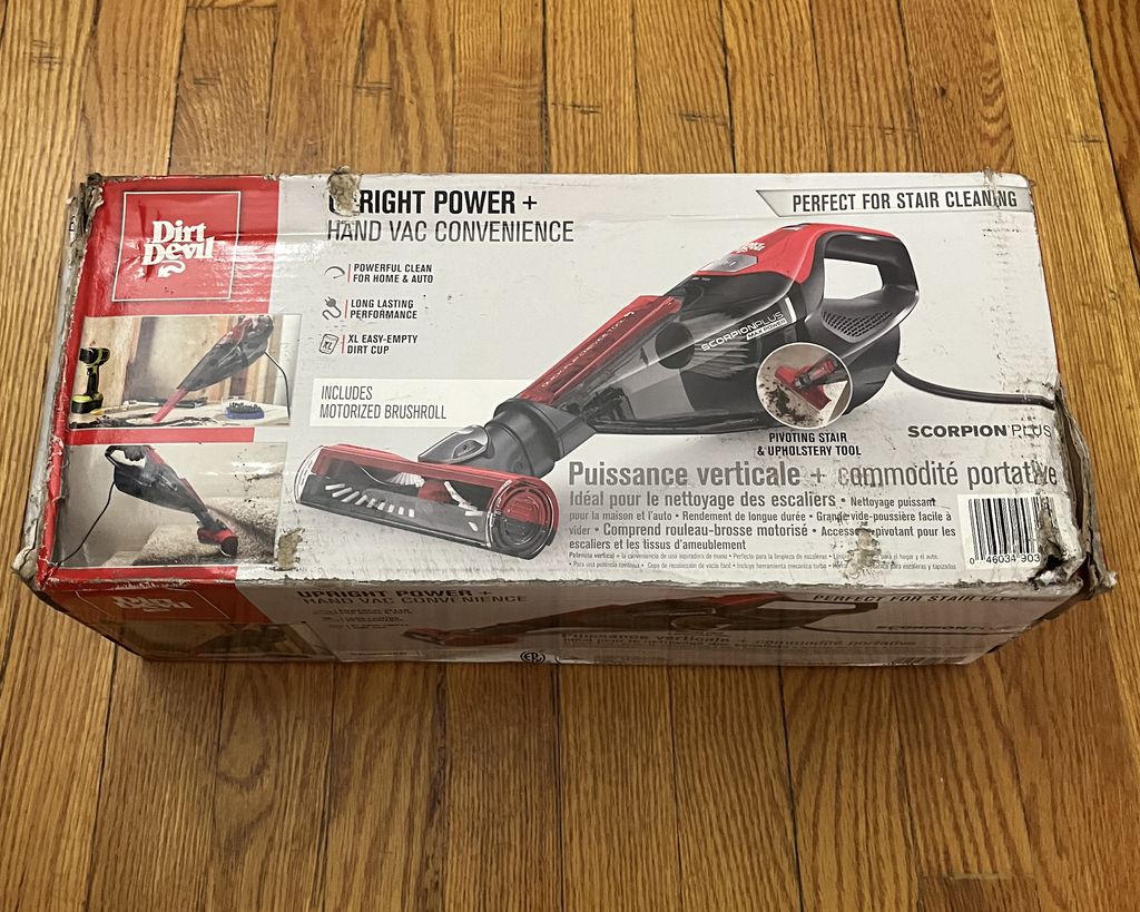 Dirt Devil Scorpion+ Hand Vacuum review Real Homes