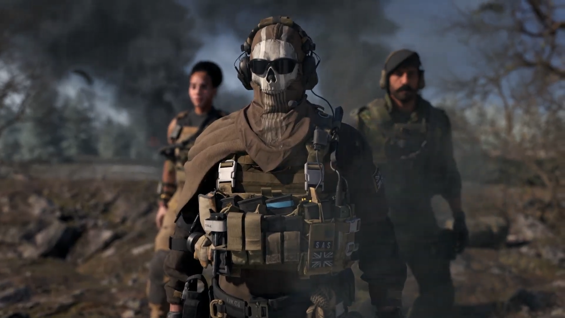 Призрак и другие персонажи в Call of Duty Warzone 2