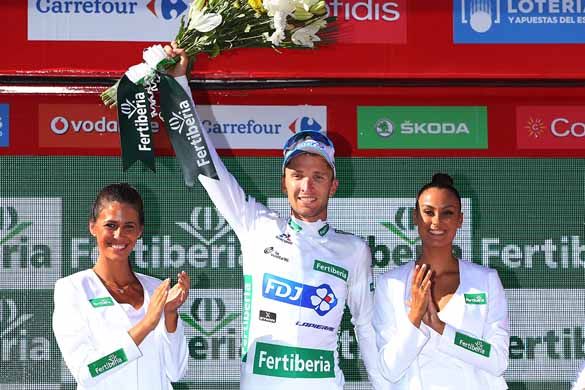 Laurent Pichon (FDJ) in the combativity jersey.