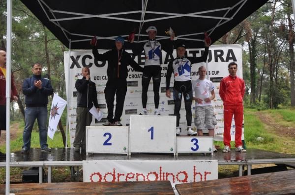 Elite men's podium