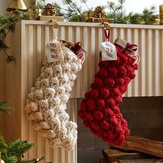 West Elm Christmas collection, stockings