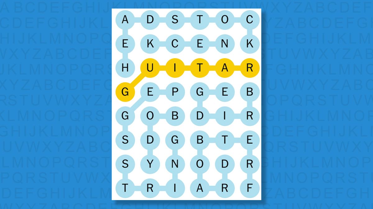 नीलो पृष्ठभूमिमा खेल ७२२ को लागि NYT Strands जवाफहरू