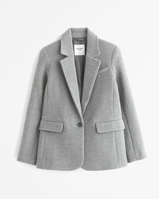 Wool-Blend Blazer