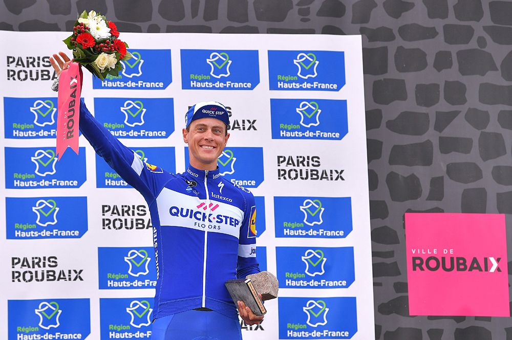 Niki Terpstra third at 2018 Paris-Roubaix