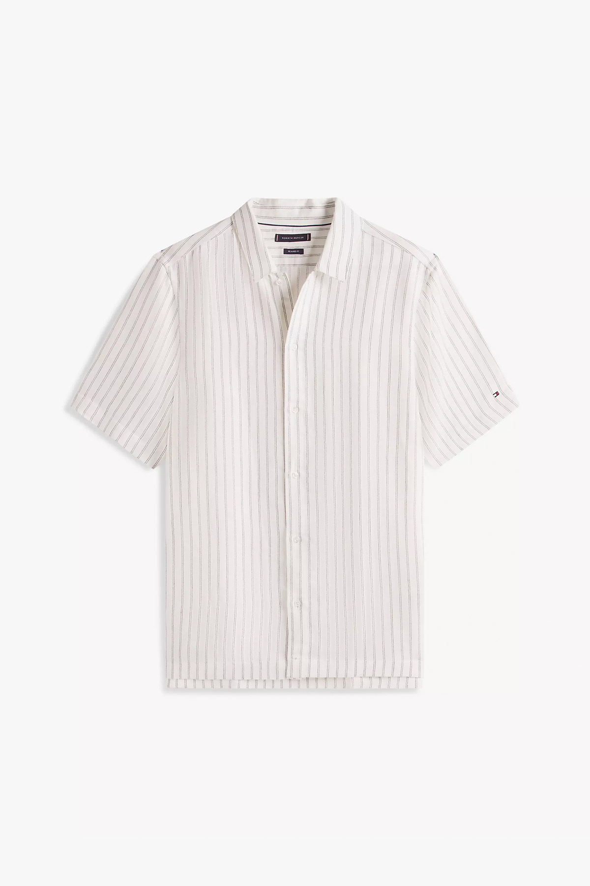 New York Label Relaxed Linen-Blend Shirt