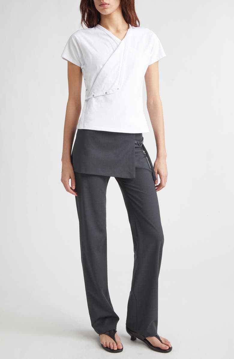 Olimpia Side Snap Cotton Top