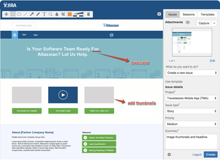 Capture works on top of JIRA