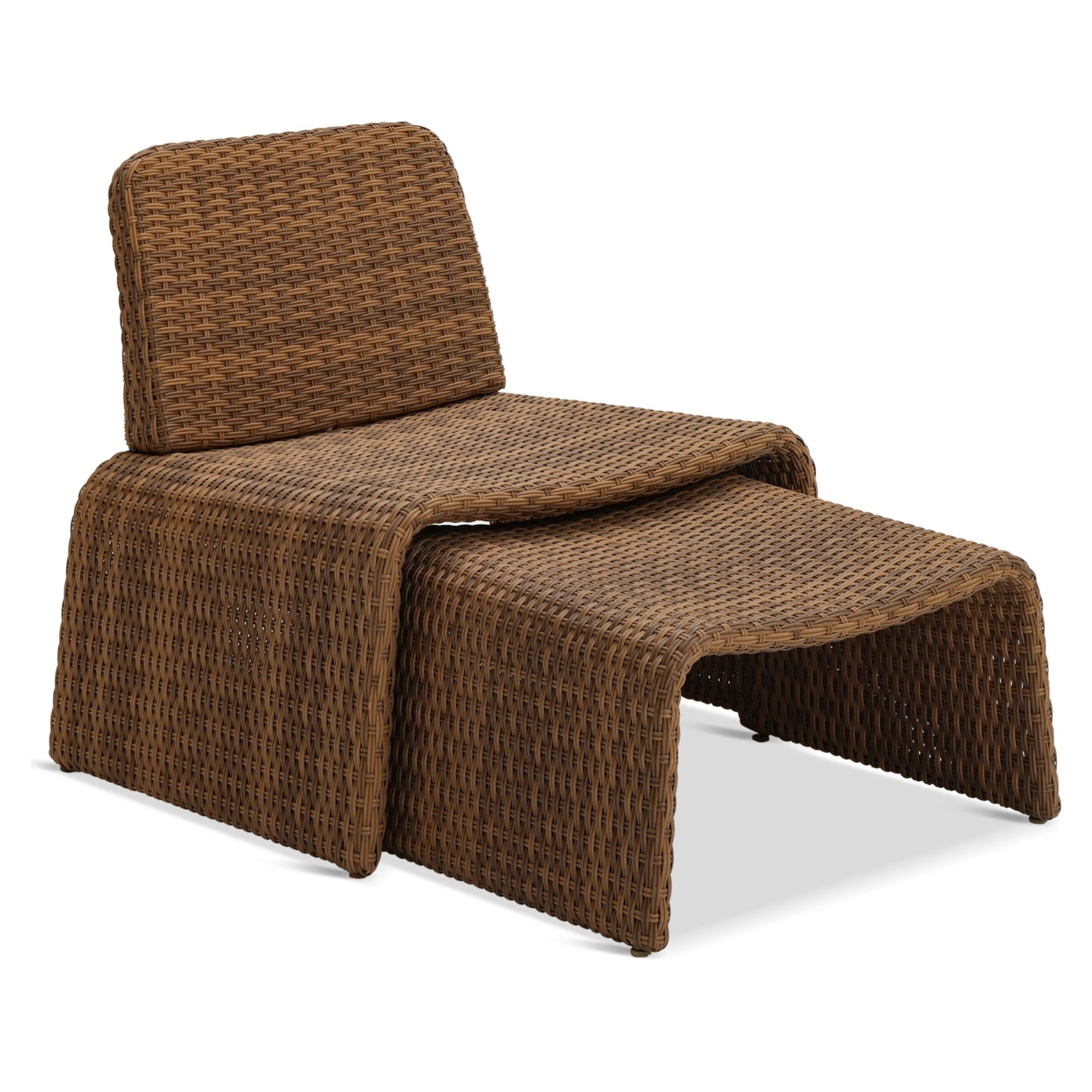 Habitat, Habitat Kelham Rattan Effect Garden Chair - Brown