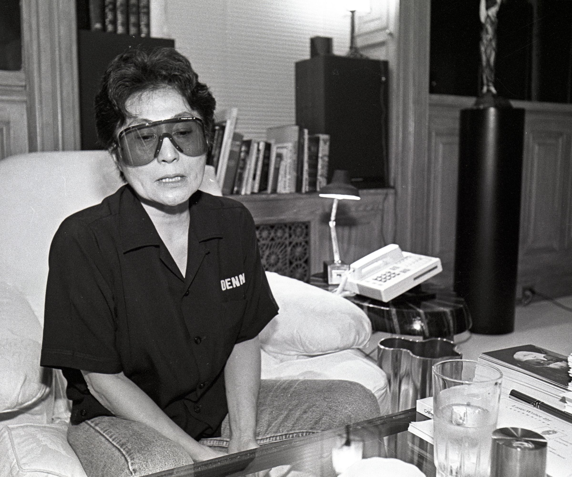 Yoko Ono's living room