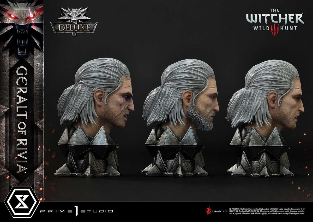Geralt of Rivia statue