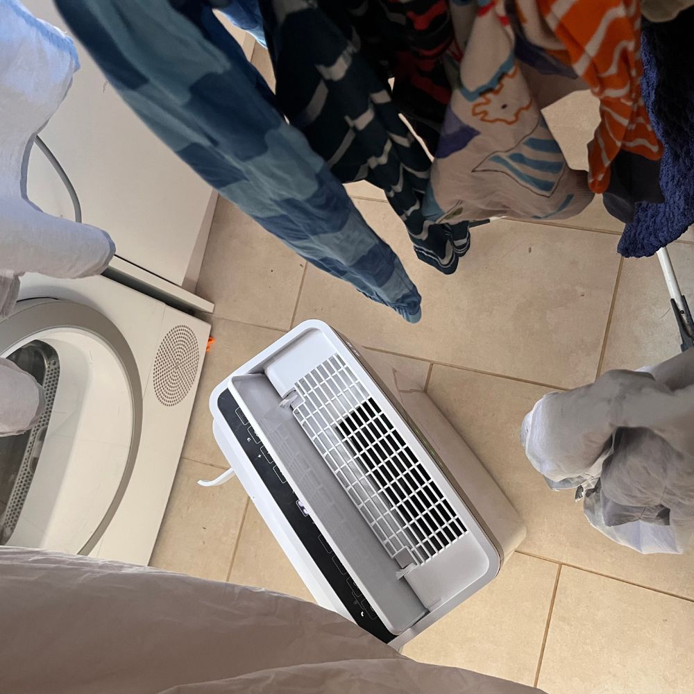 wessex dehumidifier 20L drying laundry