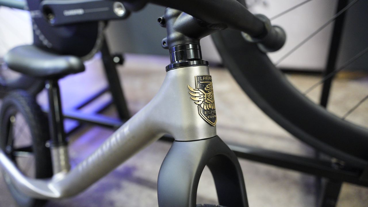 close up details of expensive bikes
