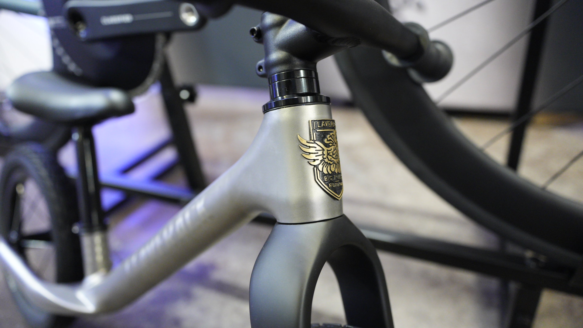 close up details of expensive bikes