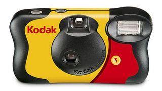 Product shot of Kodak FunSaver Single Use Camera, one of the best disposable cameras