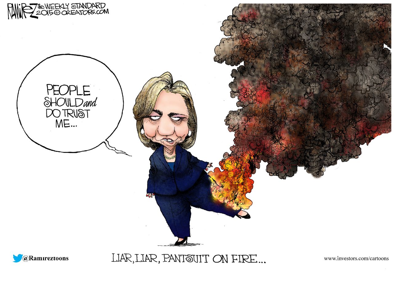 Political cartoon U.S. Hillary Clinton