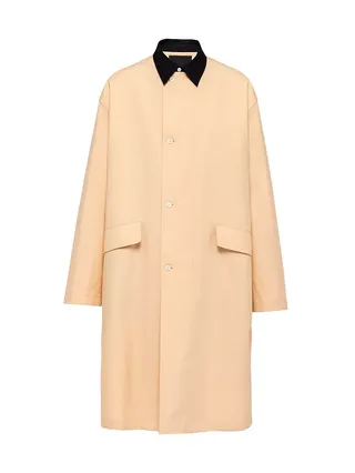 Raincoat Silhouette Cotton Coat