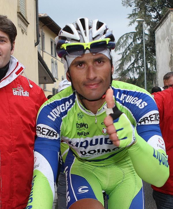 Daniele Bennati (Liquigas-Doimo) gives the thumbs up