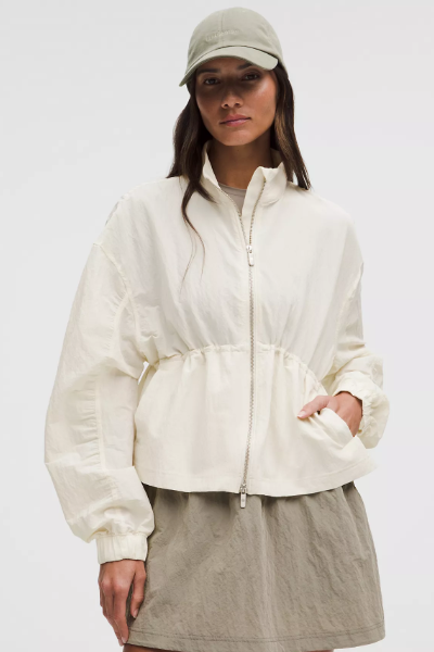 Lululemon , Crinkle Nylon Cinchable Jacket