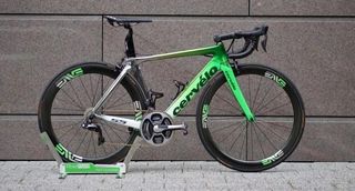 Mark Cavendish's Cervelo S5 Tour de France race with the chain off bike