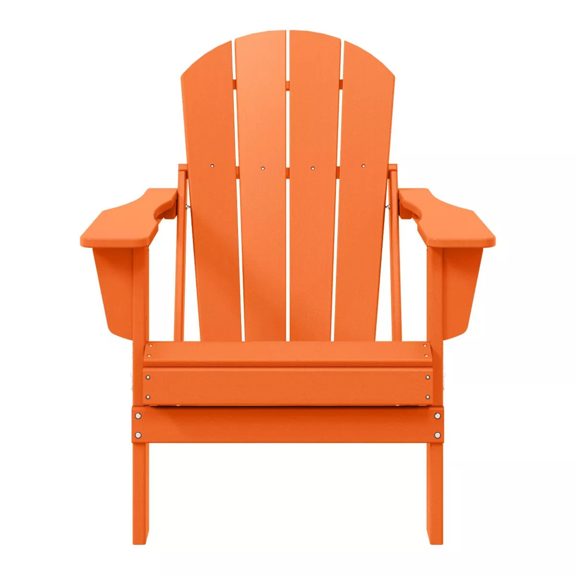WestinTrends Malibu HDPE Outdoor Patio Folding Poly Adirondack Chair